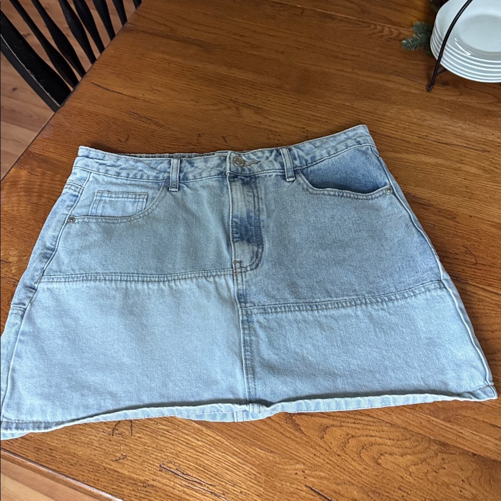Forever 21 Light Blue Denim Skirt